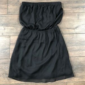 Chiffon Strapless Dress